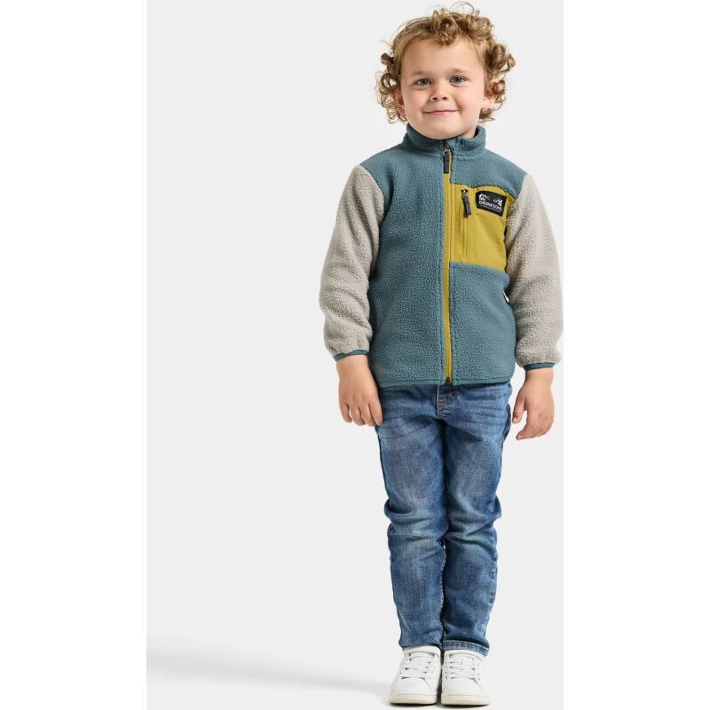 Didriksons Anten Kids' Full-Zip Factory Blue