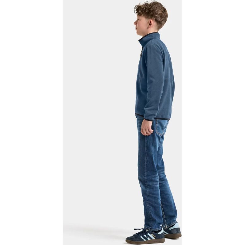 Didriksons Rubi Kids' Half-Zip Blue Fog