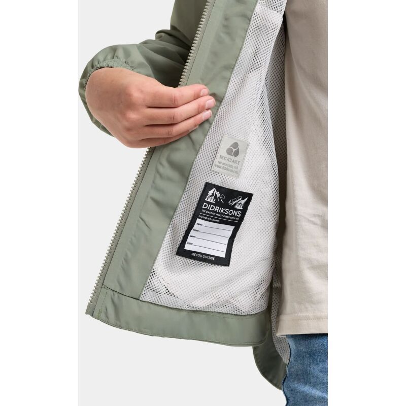 Didriksons Meliss Kids' Jacket 2 Wilted Leaf