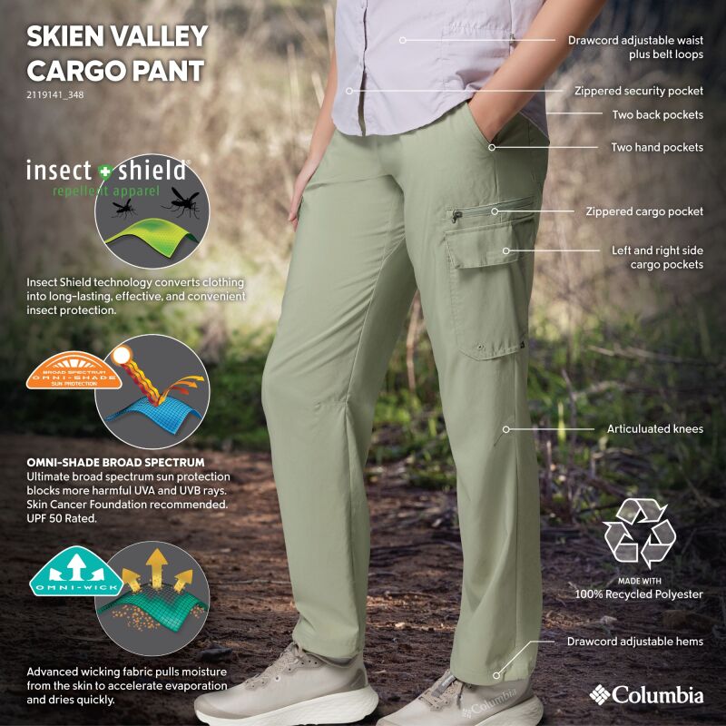Columbia Skien Valley Cargo Pant Women's Safari