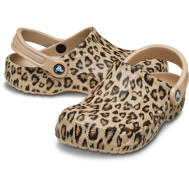 Crocs™ Baya Seasonal Printed Clog Gold/Leopard