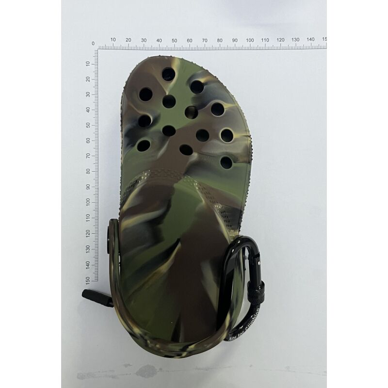 Crocs™ Classic Marbled Clog Pouch Bag Charm Army Green/Multi