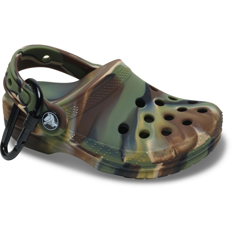 Crocs™ Classic Marbled Clog Pouch Bag Charm Army Green/Multi