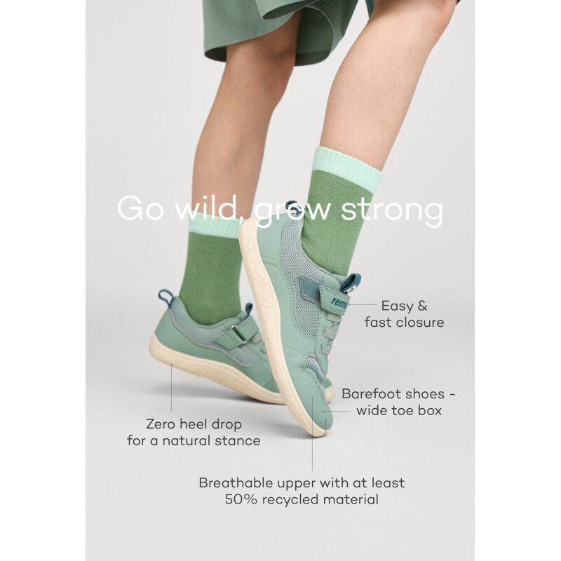 REIMA Barefoot Shoes Telmin Junior 5400176A Stone Green 81B0