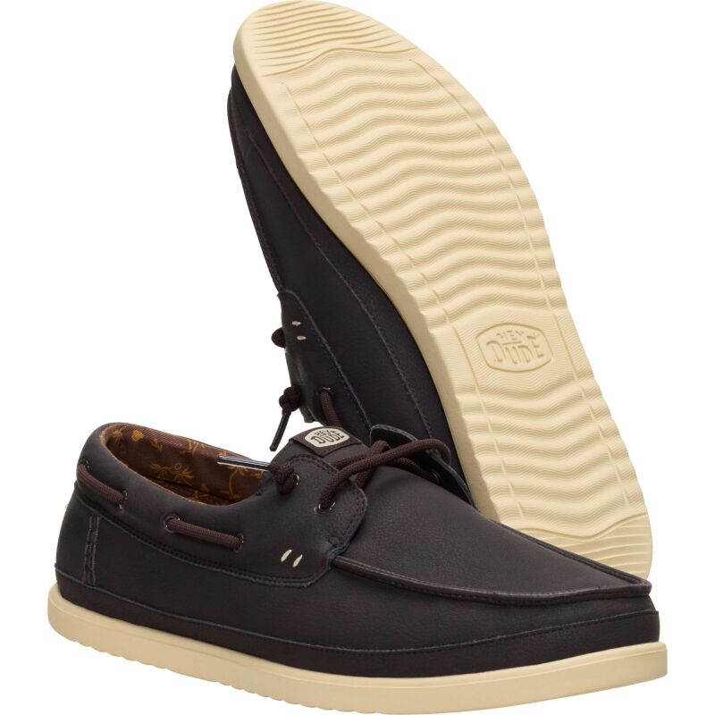 HEYDUDE Harbor Lo Classic Men's Mole Brown/Multi