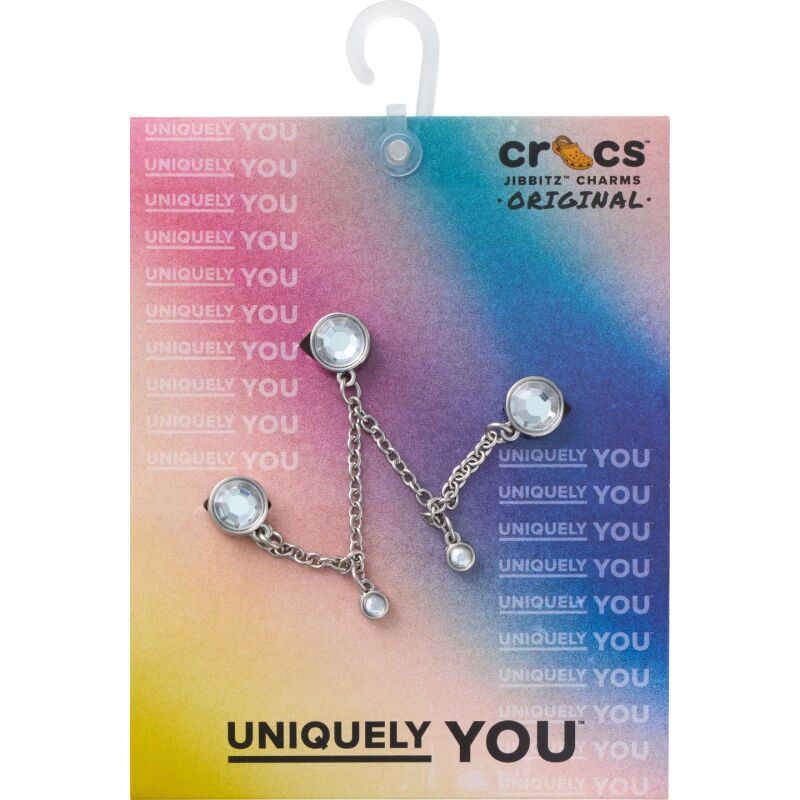 Crocs™ Crocs Jibbitz Silver Triple SMT Gem Chain 