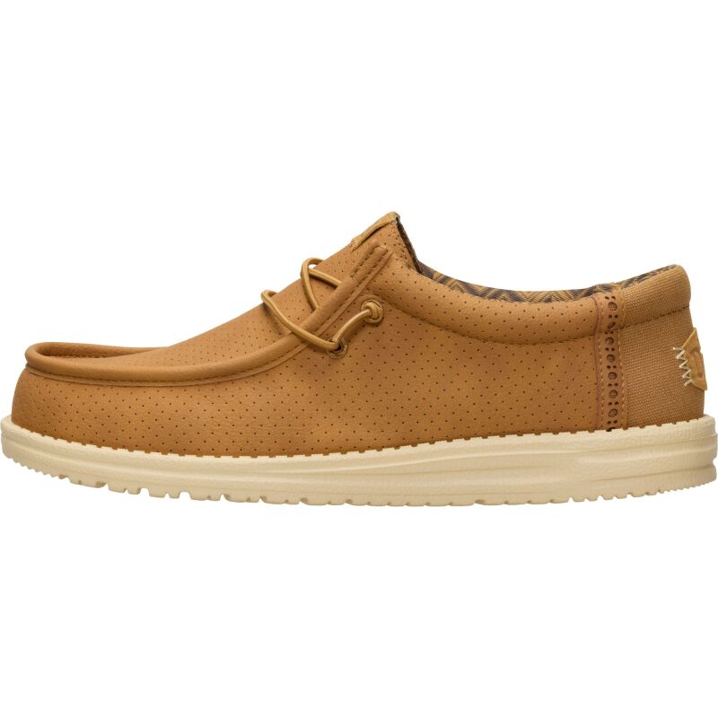 HEYDUDE Wally Perf Classic Men's Bone Brown/Boulder Tan