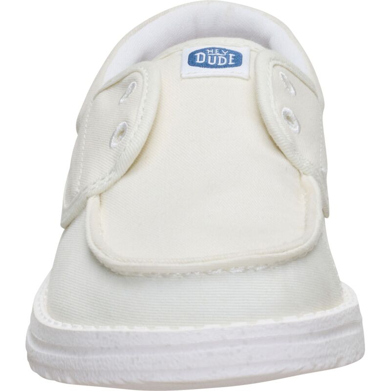 HEYDUDE Wendy Cru Stretch Canvas Women's Snow White