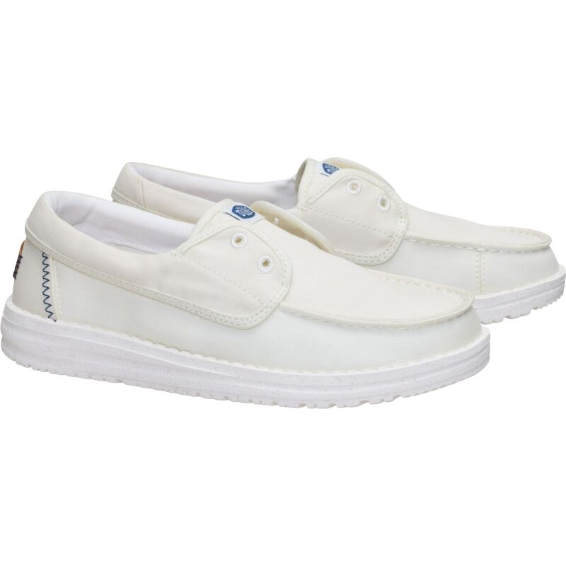 HEYDUDE Wendy Cru Stretch Canvas Women's Snow White