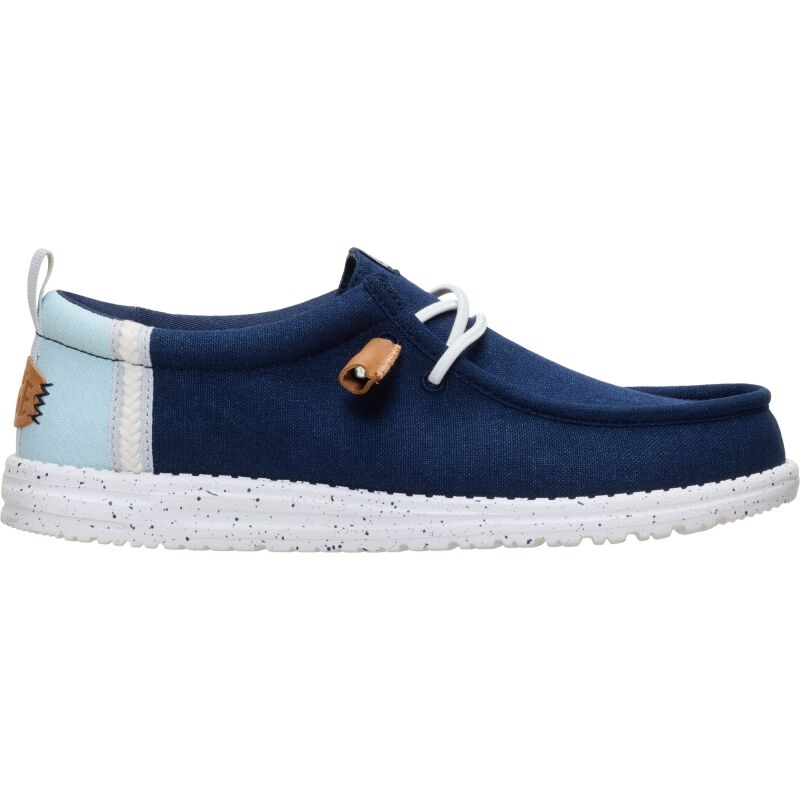 HEYDUDE Wally Craft Linen Men's Navy Blazer/Multi