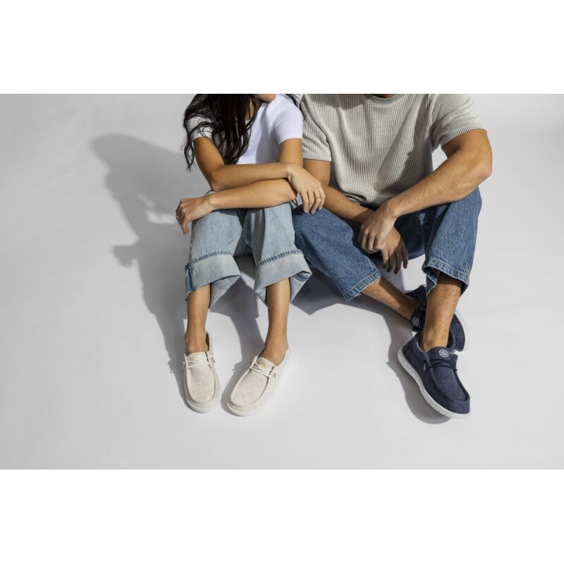 HEYDUDE Wally Stretch Jersey Men's Navy