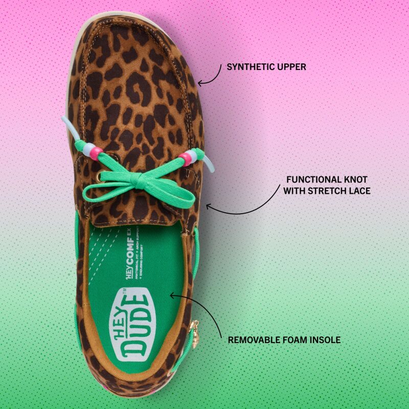 HEYDUDE Harbor Breeze Lo Premium Women's Leopard