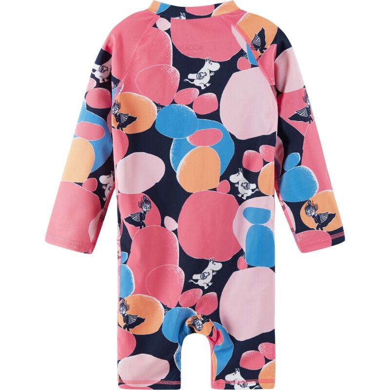 REIMA UPF 50+ Swimsuit Moomin Sandig 5200357B Soft Coral 3316