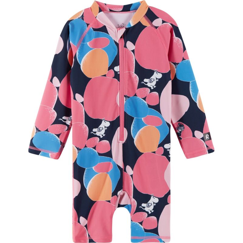 REIMA UPF 50+ Swimsuit Moomin Sandig 5200357B Soft Coral 3316