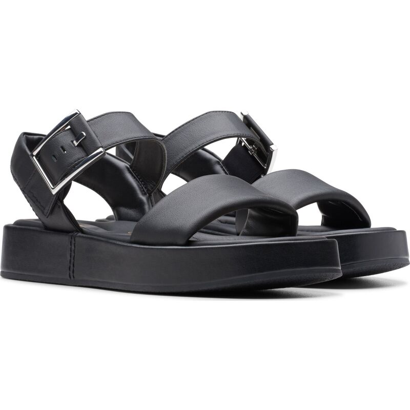 Clarks Alda Strap Women's Black Leather