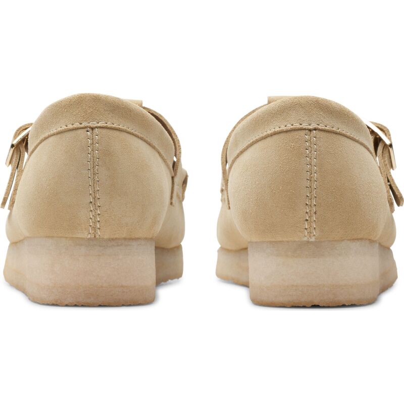 Clarks Wallabee T Bar Women's Maple Suede