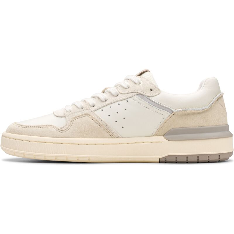 Clarks Courtlite 2 Lo Men's Off White Suede