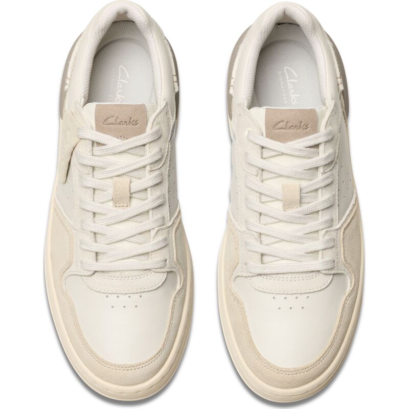 Clarks Courtlite 2 Lo Men's Off White Suede