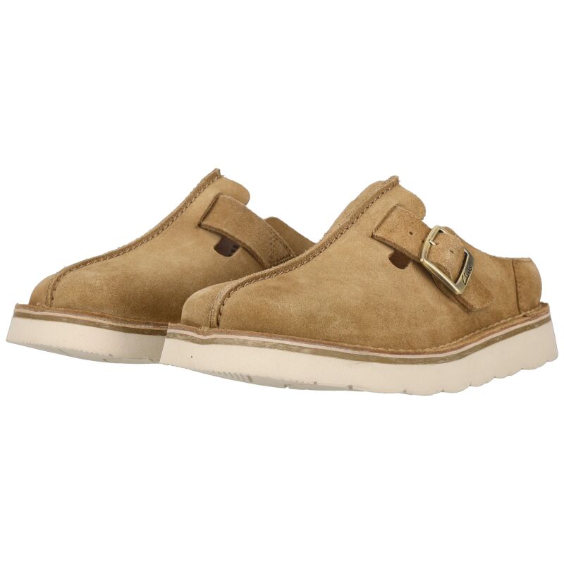 Clarks Solsbury Mule Women's Dark Sand Suede