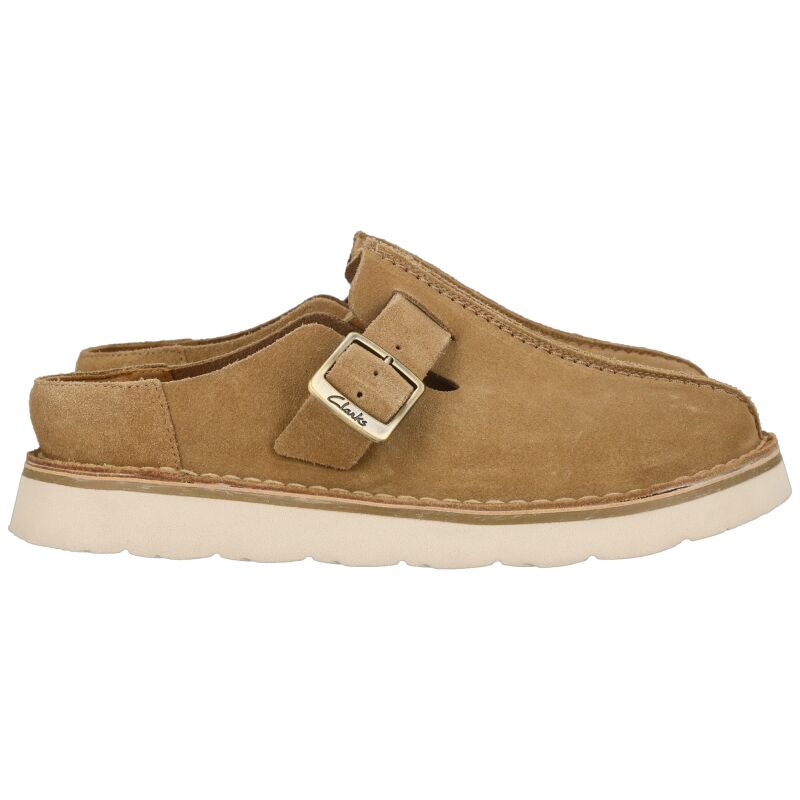 Clarks Solsbury Mule Women's Dark Sand Suede