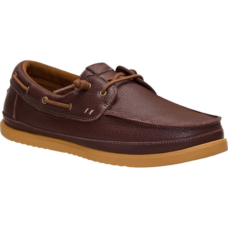 HEYDUDE Harbor Lo Craft Leather Men's Shaved Brown/Robe Brown