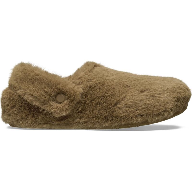 Crocs™ Classic Cozzzy Luxe Slipper Sepia