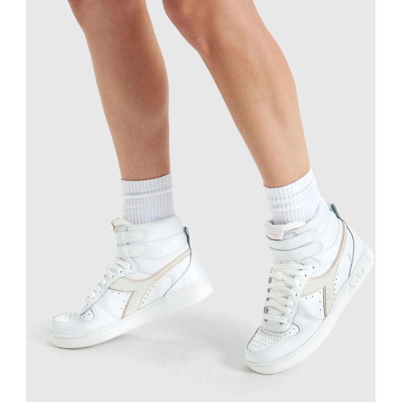DIADORA Magic Basket Mid Leather Wn White/Lilac Marble