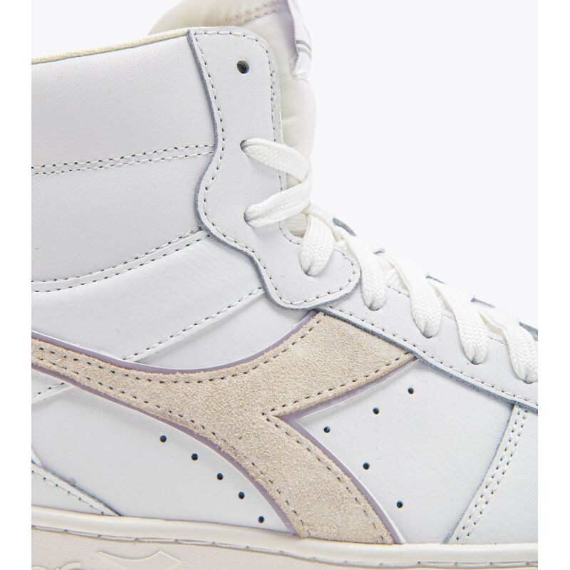 DIADORA Magic Basket Mid Leather Wn White/Lilac Marble