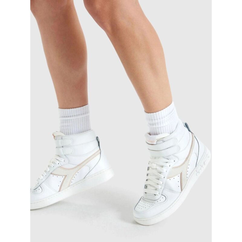DIADORA Magic Basket Mid Leather Wn White/Lilac Marble