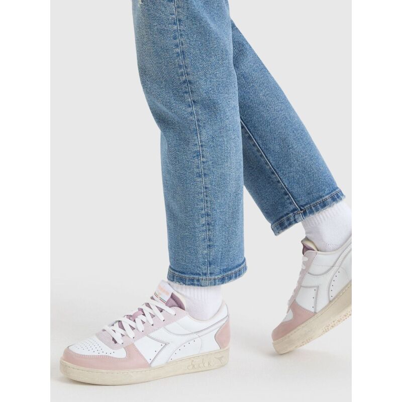 DIADORA Magic Basket Low Icona Women's Adobe Rose/Elderberry