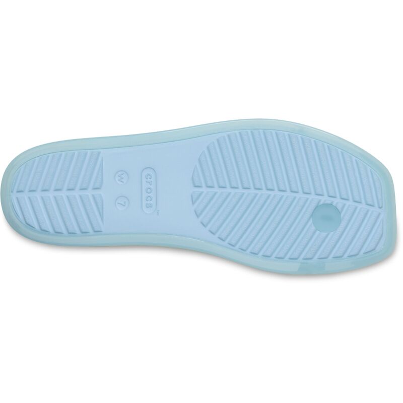Crocs™ Miami Jelly Toe Loop Sandal Women's Sky Blue Jelly