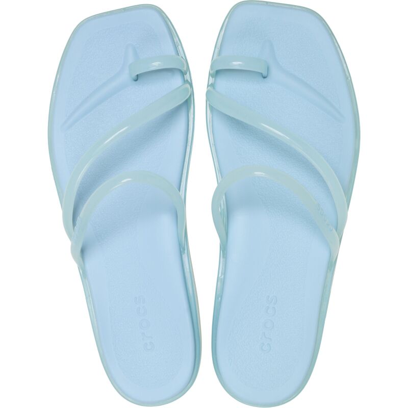 Crocs™ Miami Jelly Toe Loop Sandal Women's Sky Blue Jelly