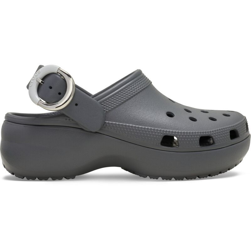 Crocs™ Classic Platform Buckle Clog Women's Carbon