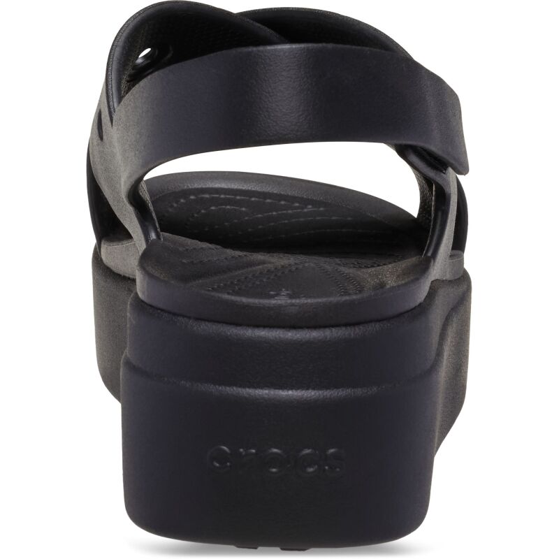 Crocs™ Brooklyn 4U Cross Strap Sandal Black