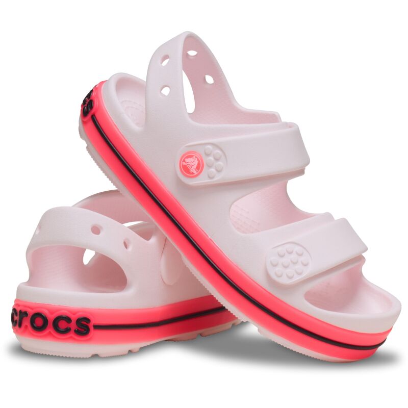 Crocs™ Crocband Cruiser Neon Band Sandal Kids' Bubble Ice/Pink Blast