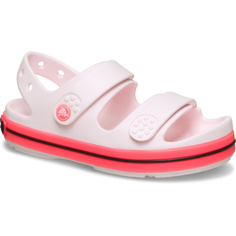 Crocs™ Crocband Cruiser Neon Band Sandal Kids' Bubble Ice/Pink Blast