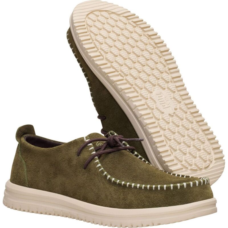 HEYDUDE Wally NXT Moc Men's Burnt Olive/Wood Ash