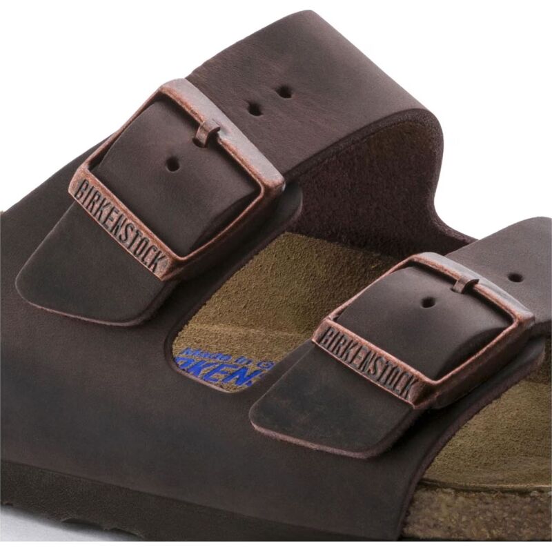 Birkenstock Arizona Soft Footbed Oiled Leather Narrow Habana