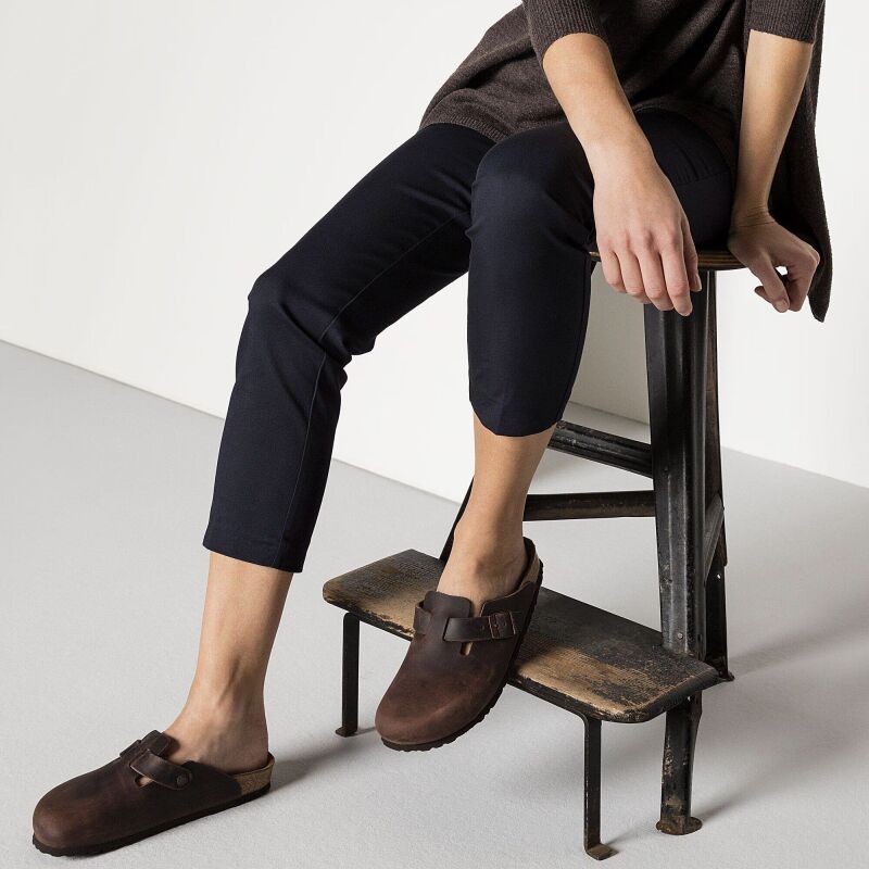 Birkenstock Boston Soft Footbed Oiled Leather Regular Habana