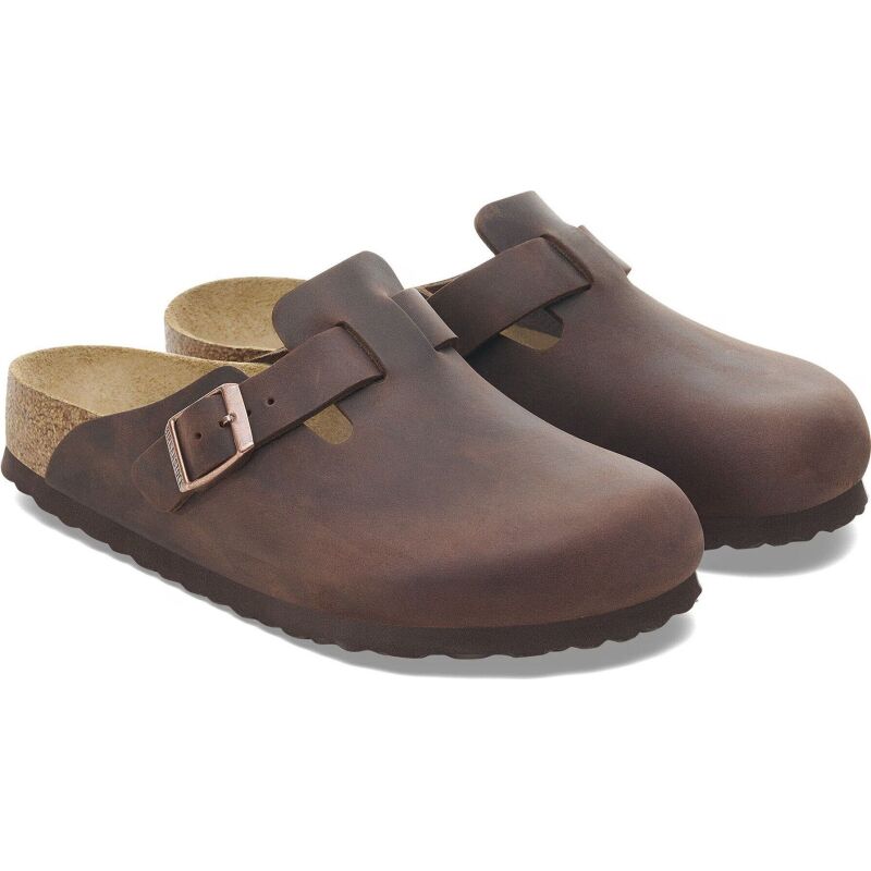 Birkenstock Boston Soft Footbed Oiled Leather Regular Habana