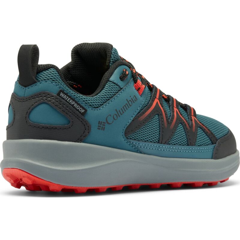 Columbia Youth Peakfreak Rush Waterproof Shoe Everblue, Super Sonic