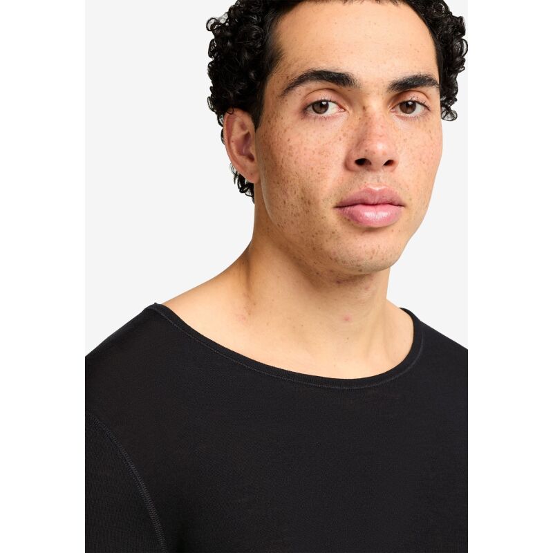 Jack Wolfskin Merino Short Sleeve Men's Black