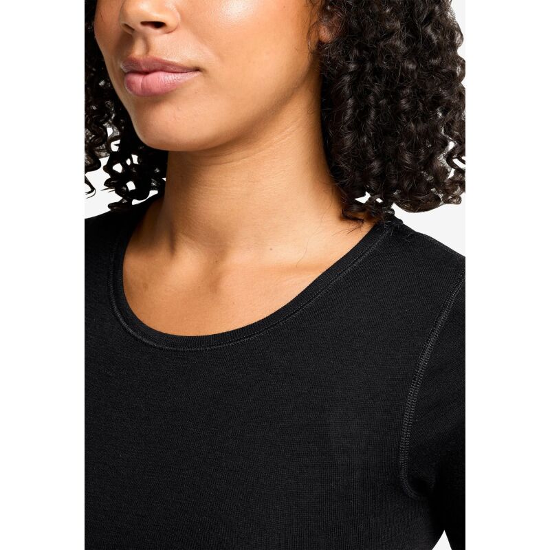 Jack Wolfskin Merino Short Sleeve Women's Black