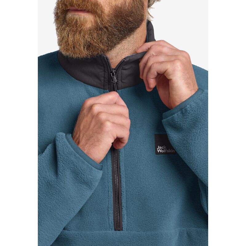 Jack Wolfskin Sumetro Half-Zip Men's Aluminium Blue