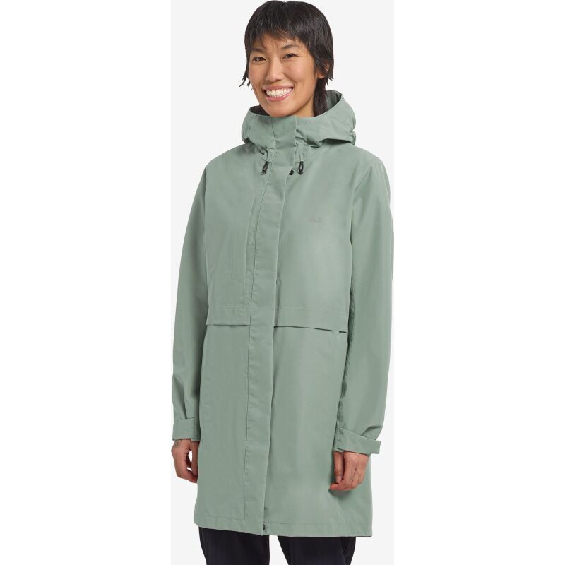 Jack Wolfskin Terraview 2L Coat Women's Green Zinnia