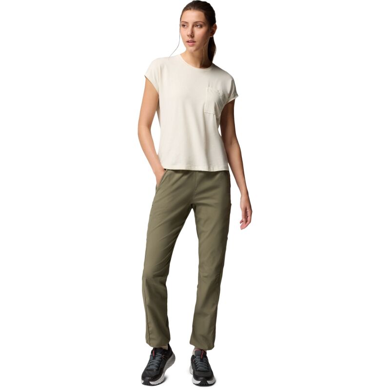 Columbia Leslie Falls Pull-On Pant Women's On Pan-Stone Green