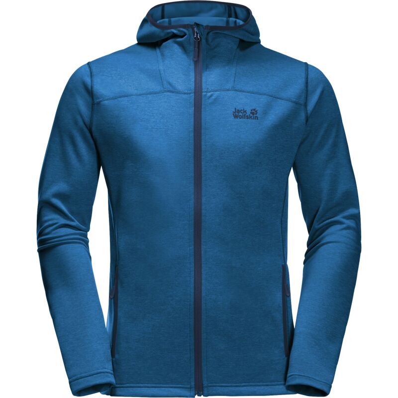 Jack Wolfskin Horizon Hooded Jacket Men's Blue Jewel
