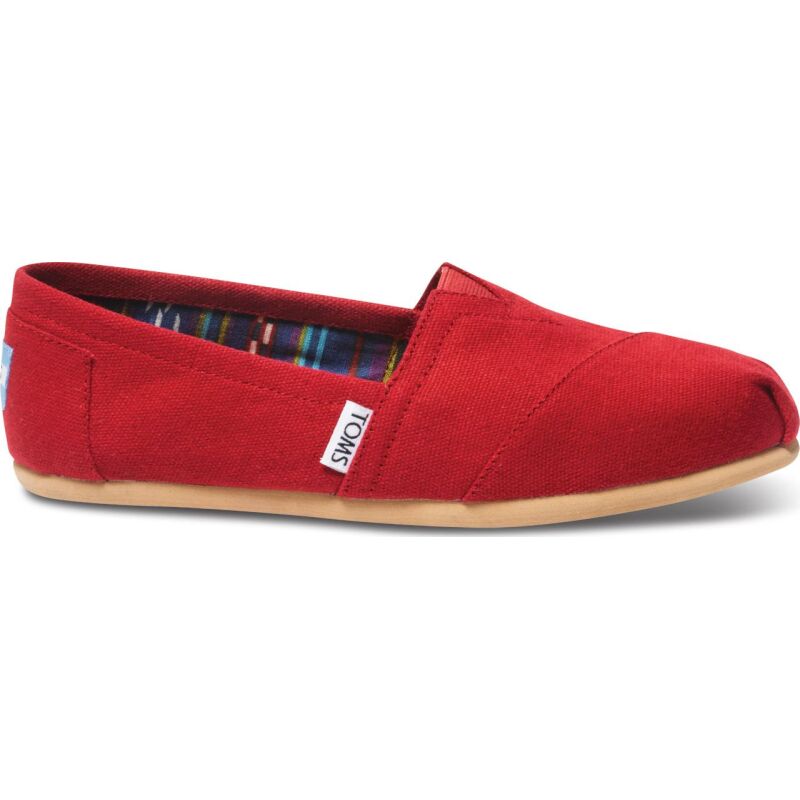 TOMS Canvas Women's Classic Alpargata Nl Red