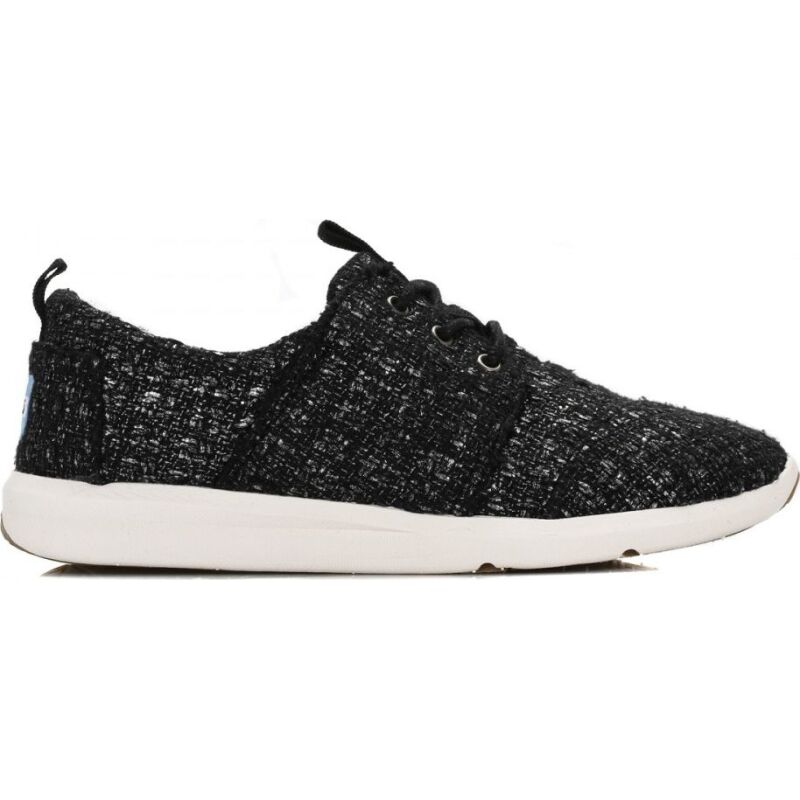 TOMS Glitter Wool Women's Del Rey Sneaker Black