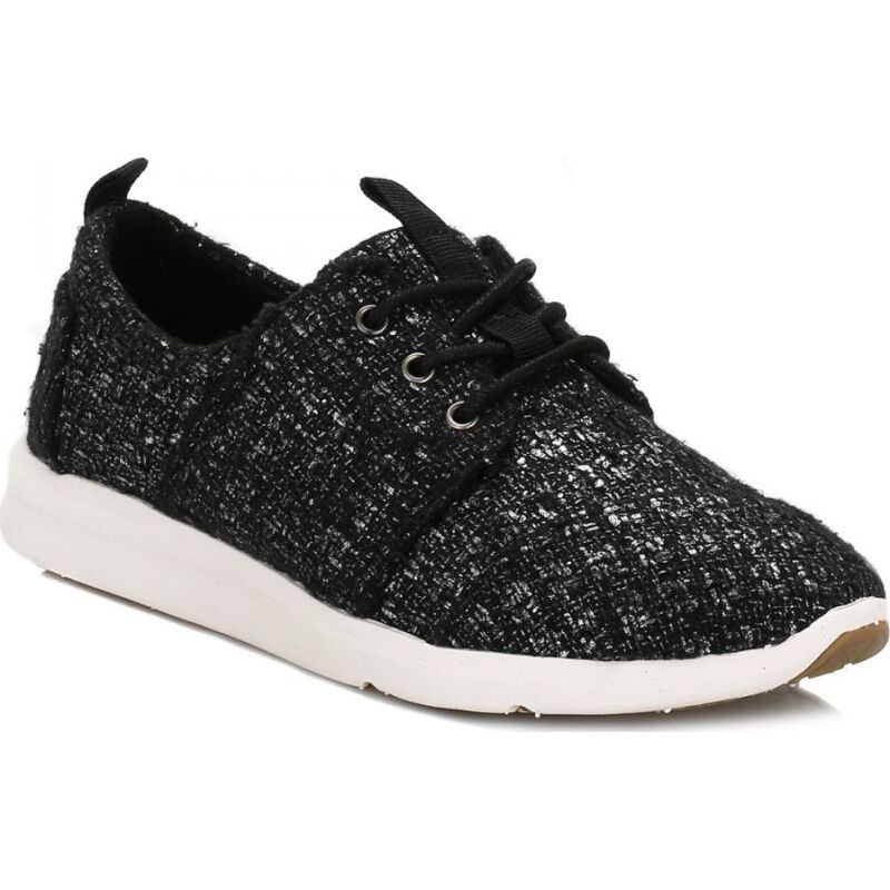 TOMS Glitter Wool Women's Del Rey Sneaker Black